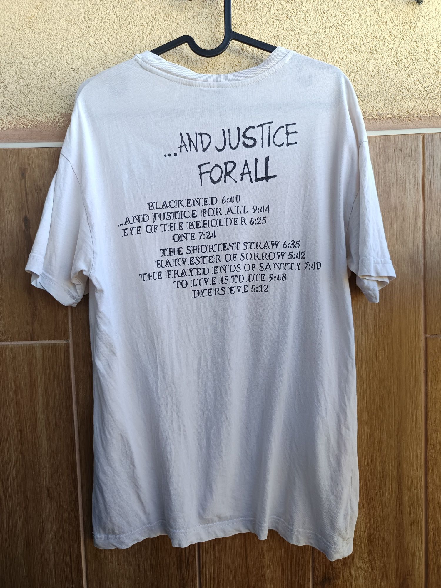 Koszulka T-shirt Metallica ...And Justice for All size XS Merch