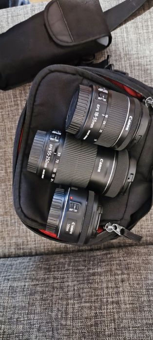 Kit lentes Canon + flash