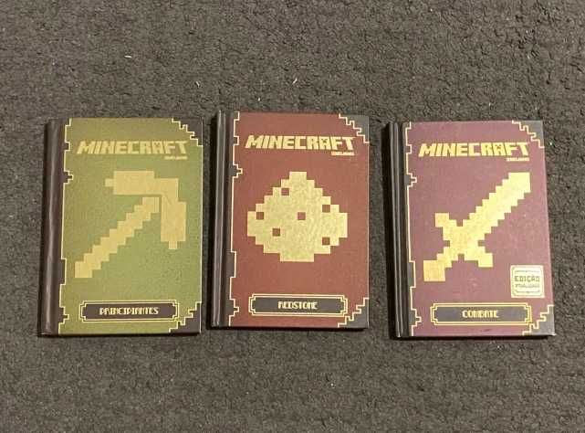 Livros Minecraft - Principiantes, Redstone e Combate