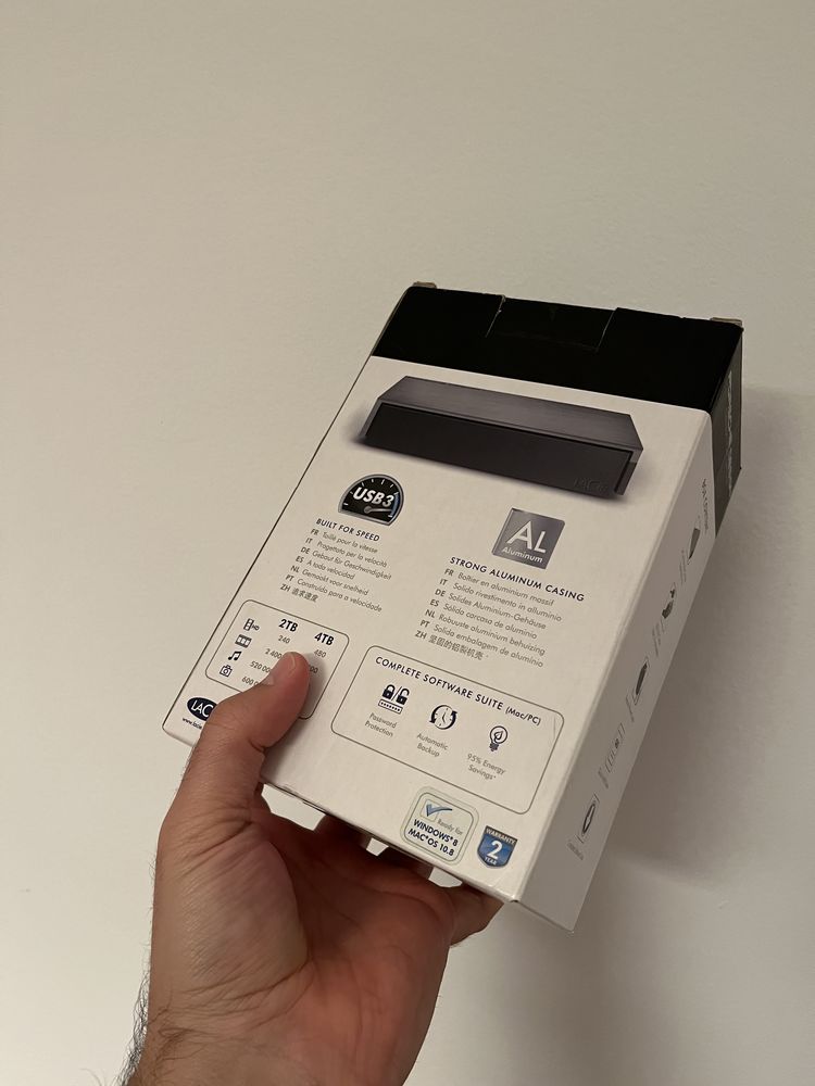Disco de 4Tb lacie design