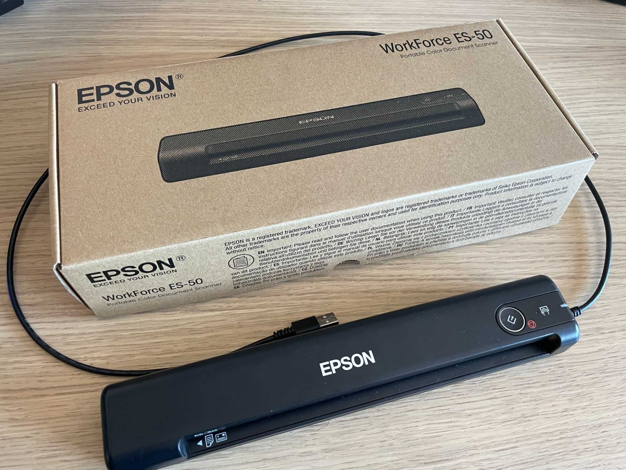 Scanner Epson Workforce ES-50 ultra compacto
