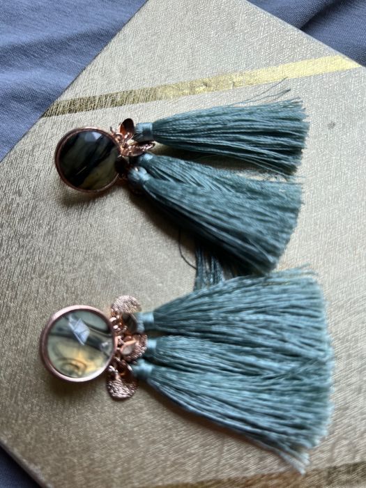 Kolczyki chwosty boho