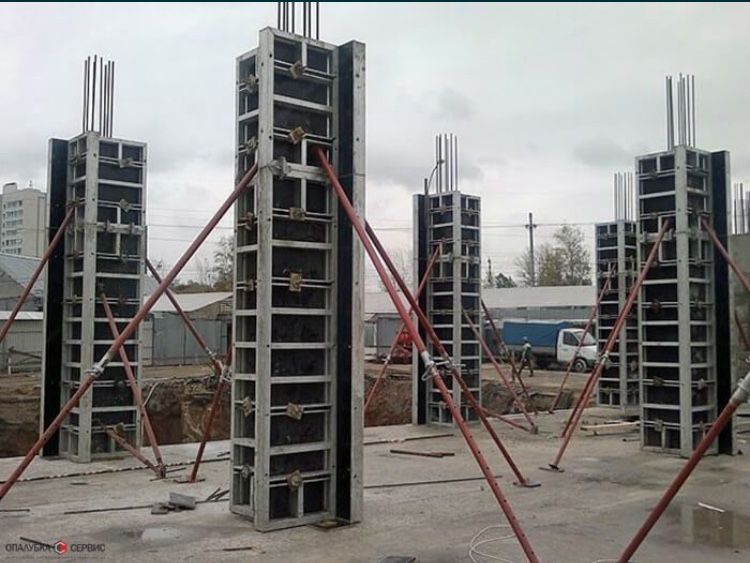 Оренда продаж прокат стінової фундаментної опалубки опалубка для колон