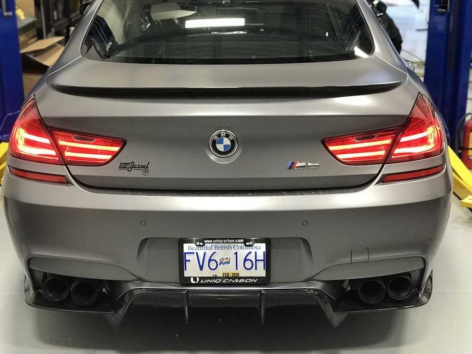 диффузор bmw f06 f12 f13 карбон накладка заднего бампера бмв m6 Carbon