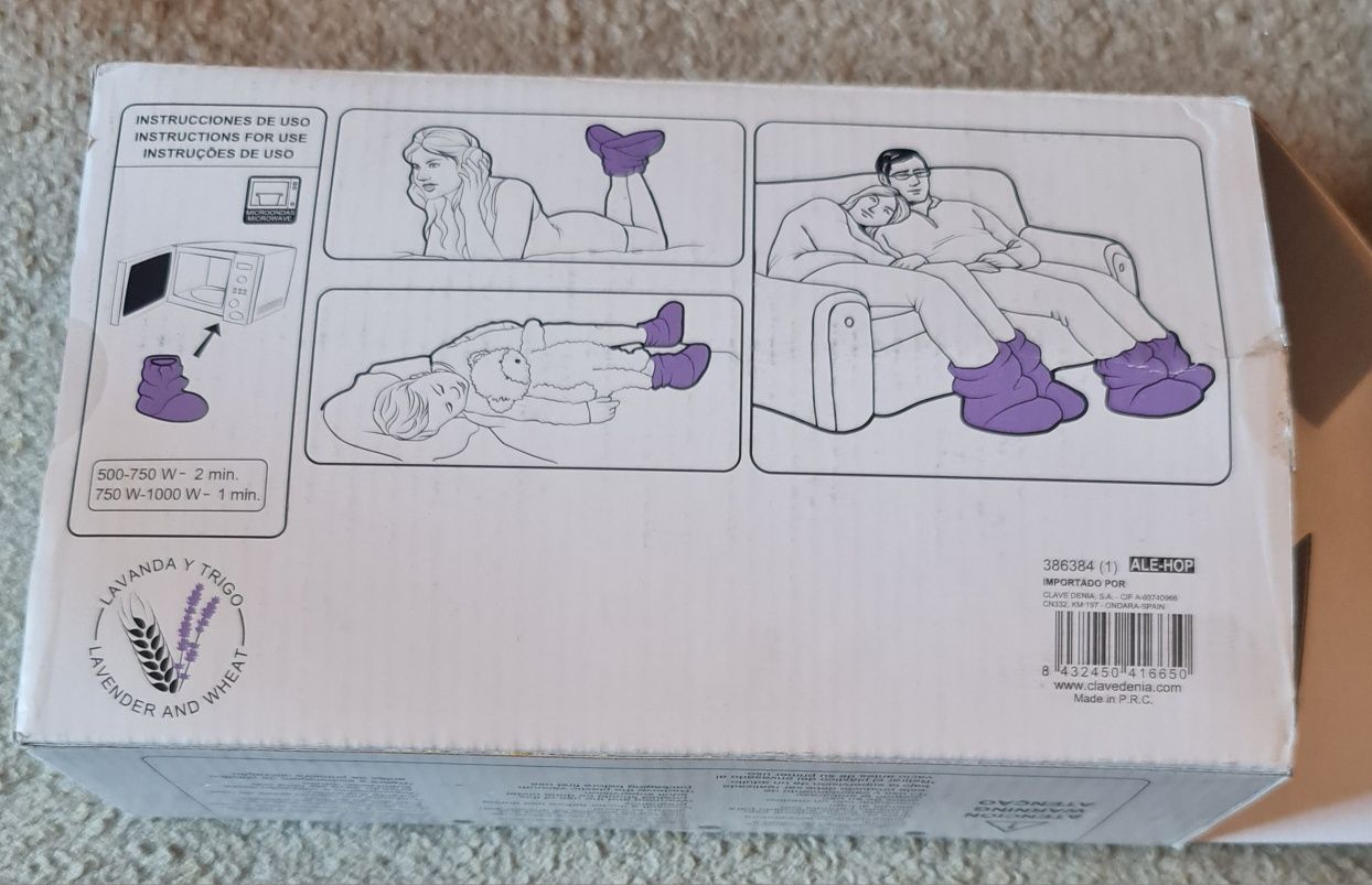 Pantufas aquece pés ALE-HOP