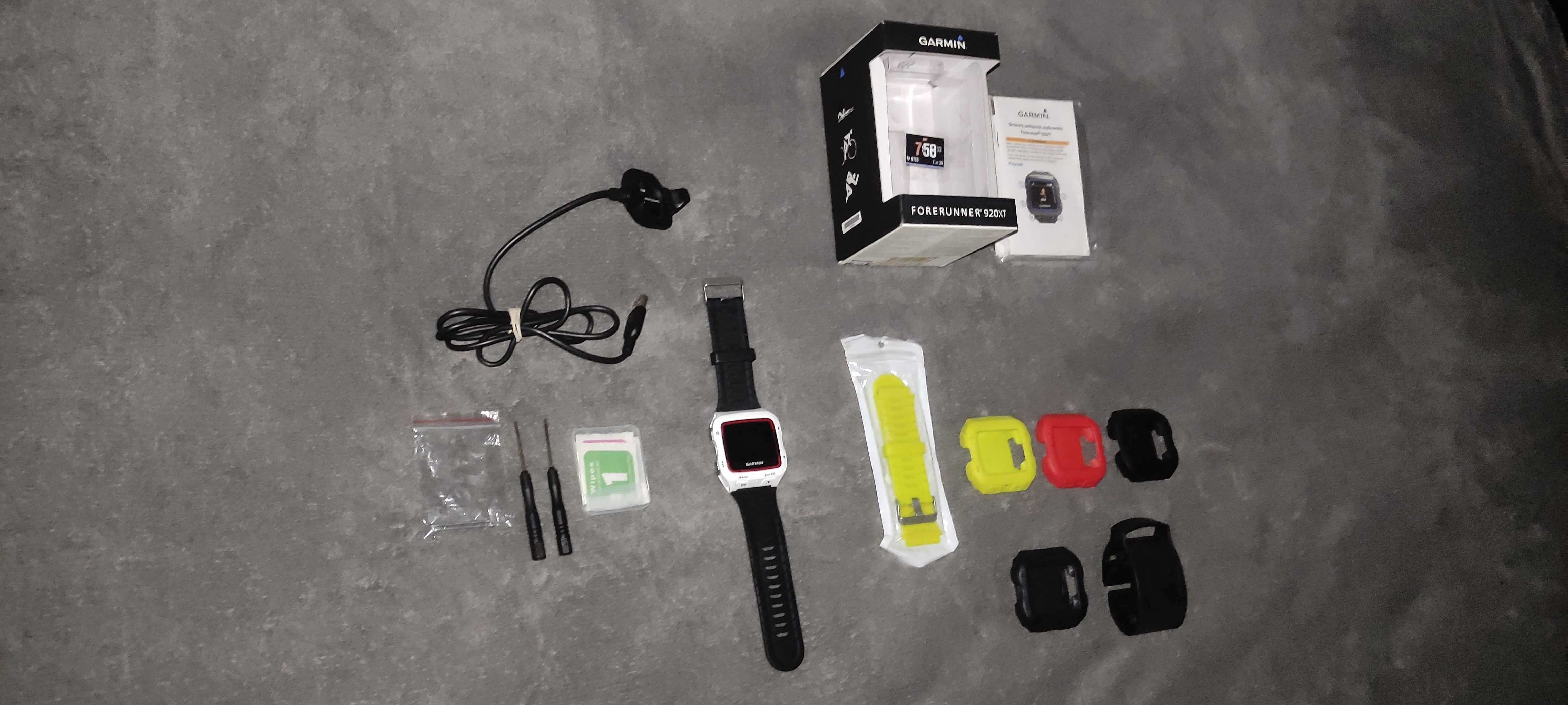 Zegarek Garmin Forerunner 920XT Zestaw + dodatki