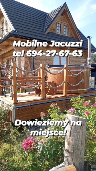 Wynajmę Mobilne Jacuzzi balia bania sauna impreza wieczór kawalerski !