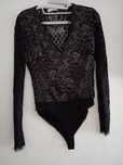 Body preto renda TAM M