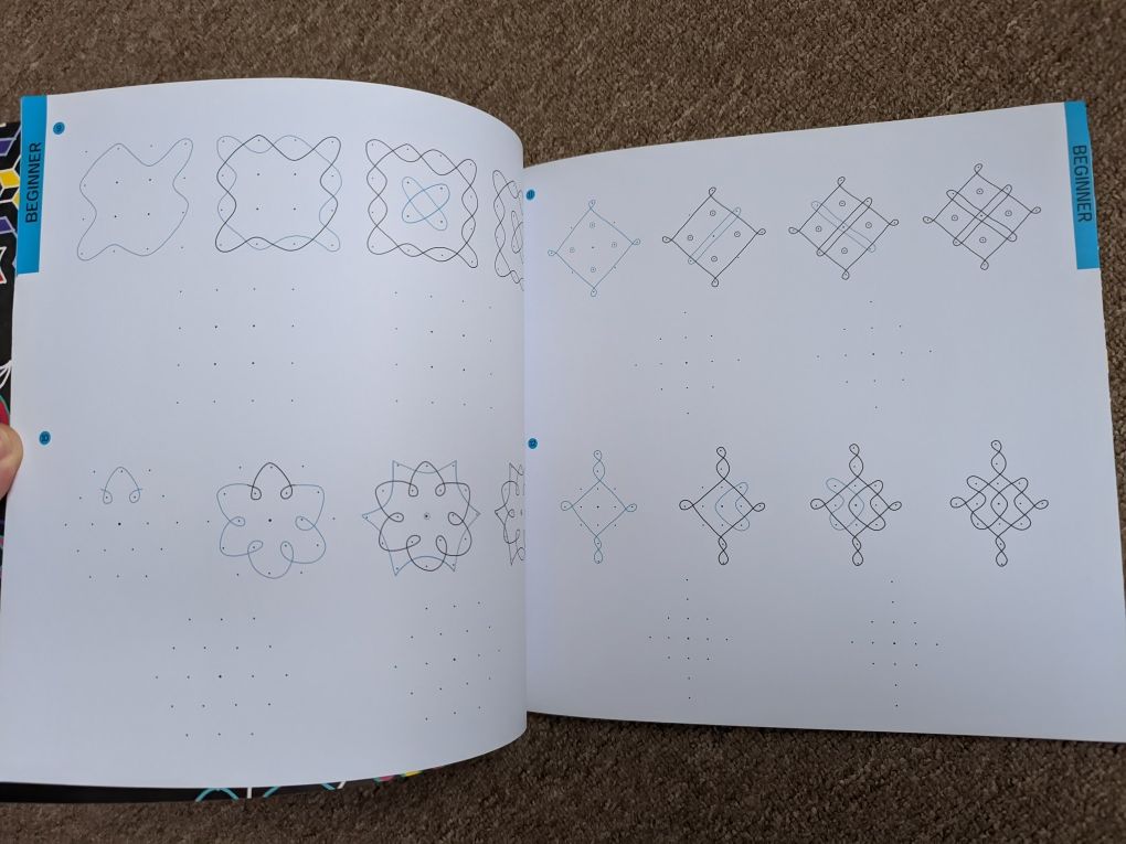 Раскраска Рисунки по точкам Узоры по точкам The Art of the Dot