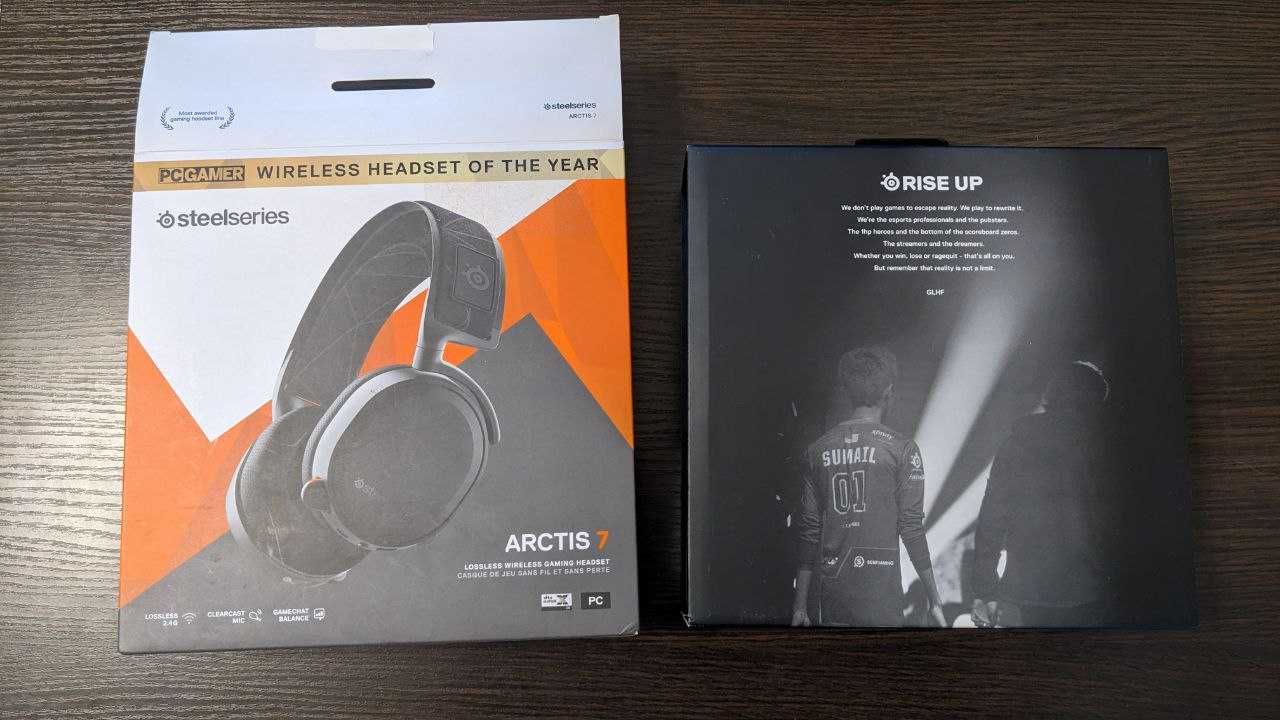 Безпровідні ігрові навушники STEELSERIES ARCTIS 7 (61505)