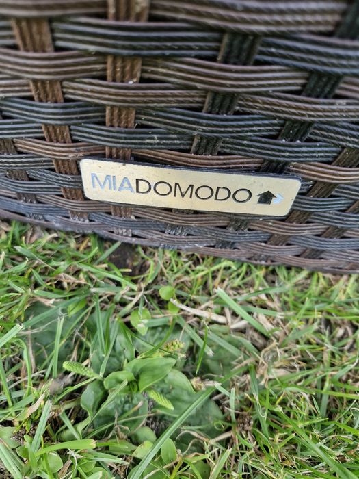 Wyspa ogrodowa okrągła z technoratan