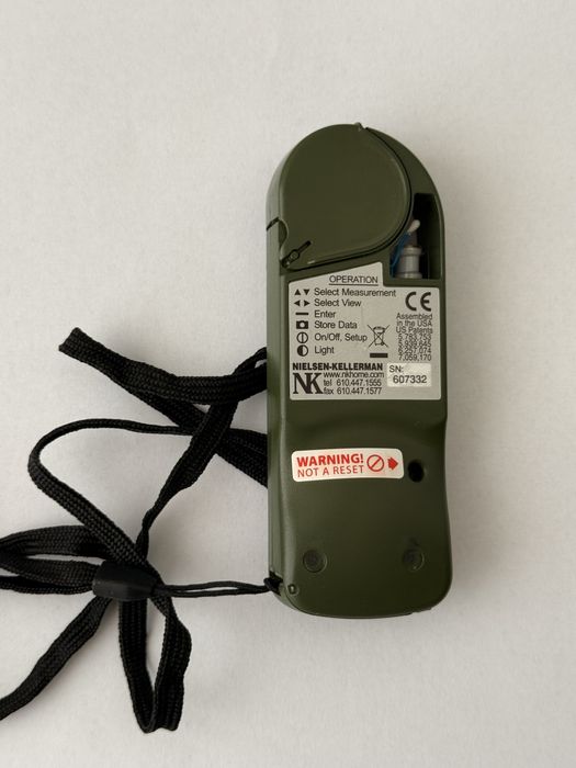 Портативна метеостанція Kestrel 4500NV Pocket Weather Tracker, олива
