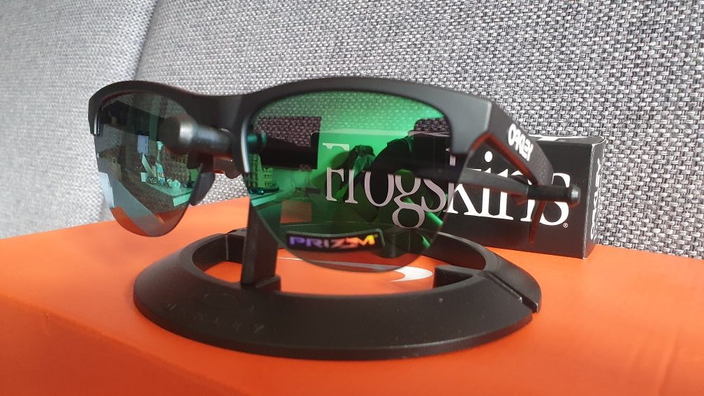 Nowe okulary Oakley Frogskins Lite CUSTOM PRIZM Jade Iridium nerd surf