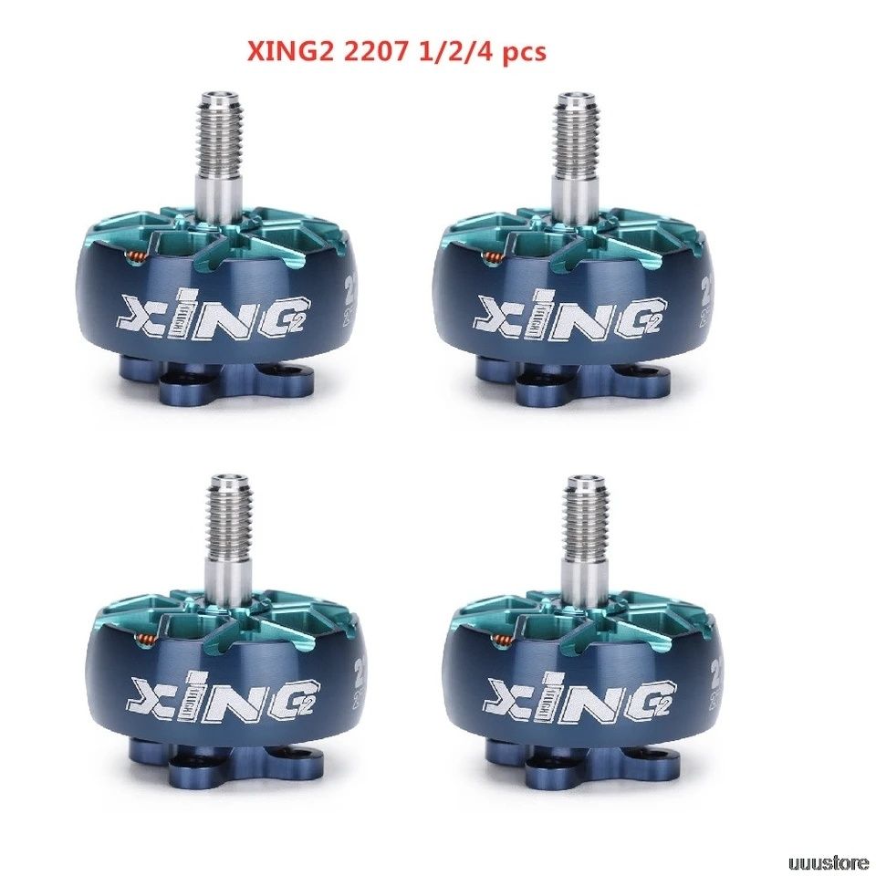 Моторы 4 шт. для  Fpv 5" дрона  Xing 2.  2207-1855kv.2306-1755kv.2306\