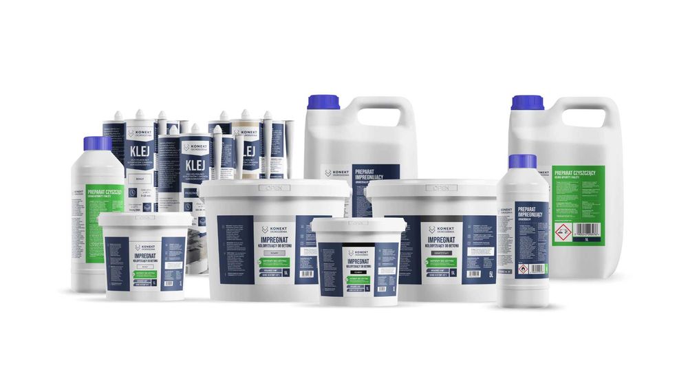 Klej Silikon do ogrodzeń betonowych betonu stal drewno kamień ceramika