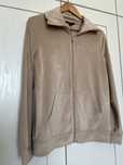 esmara® Bluza damska dresowa z weluru beżowa - rozmiar 36/38