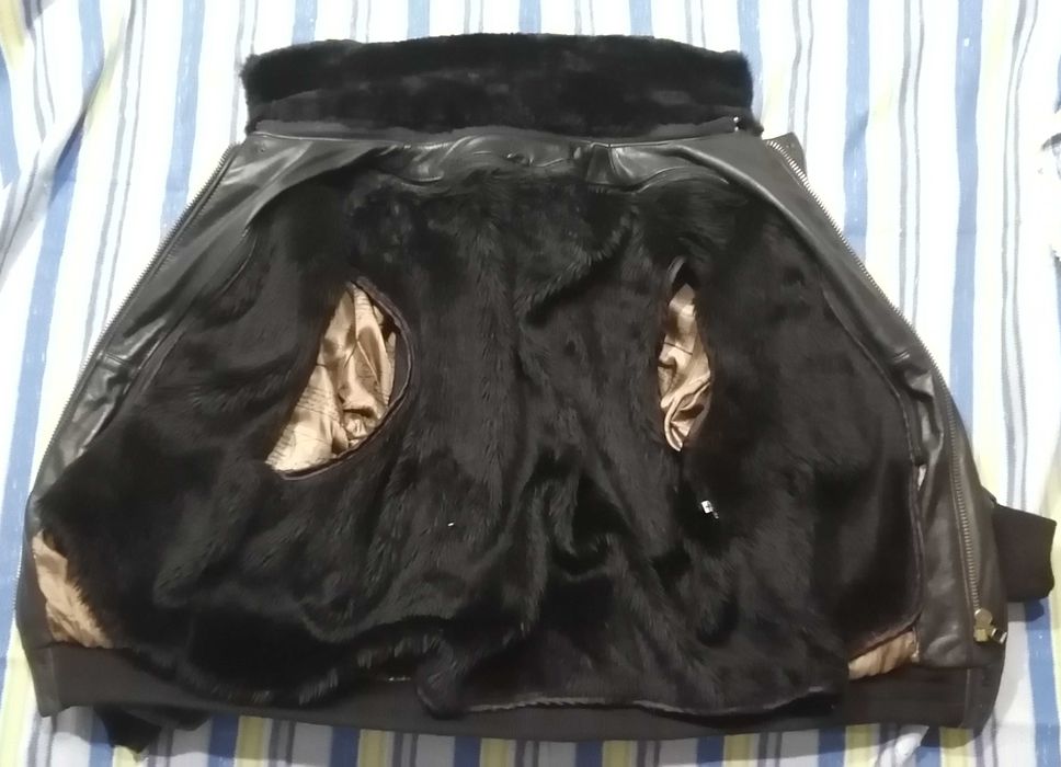 France Пілот 54 бомбер куртка шкіряна кожаная лётна авиатор льотна ВВС