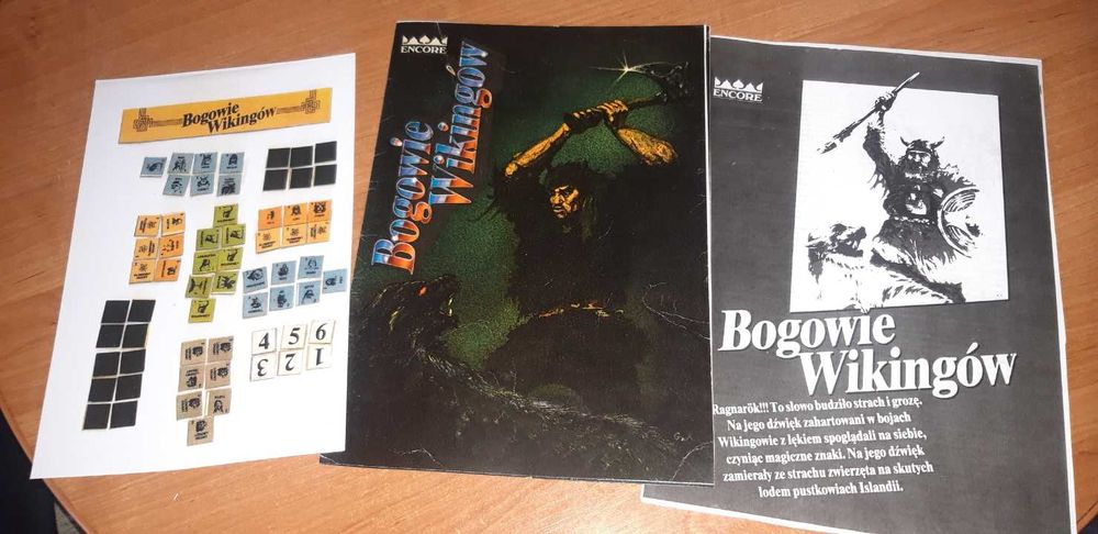 gra planszowa Bogowie wikingów gra PRL