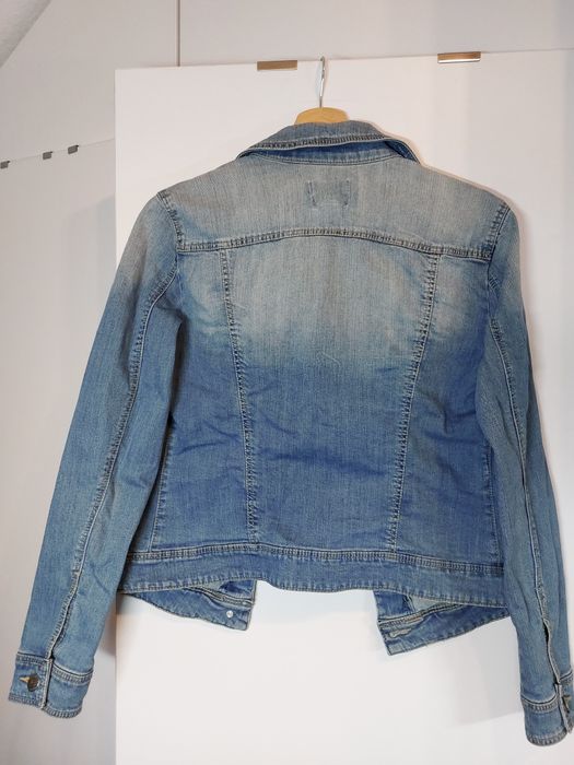 Niebieska kurtka jeansowa Mango 38/M katana kurtka dżinsowa kurtka 36