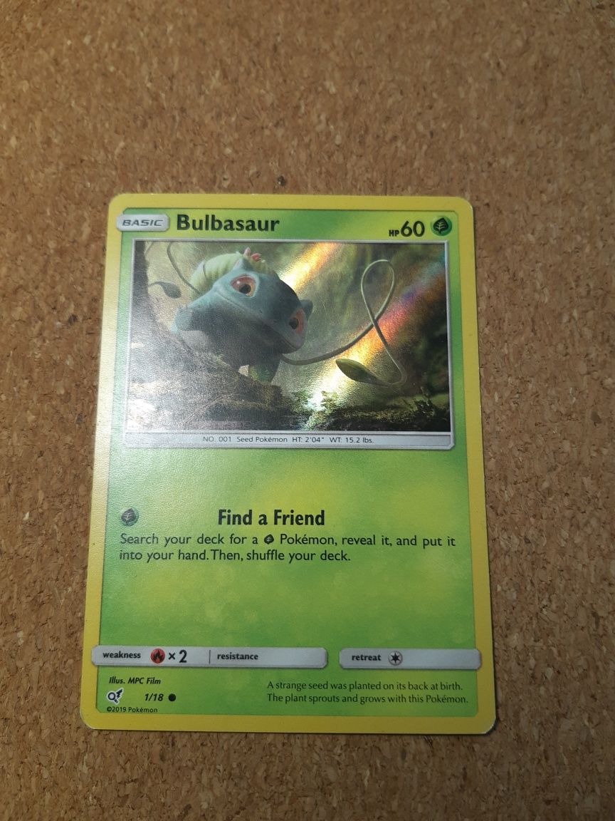 Karta Pokemon Bulbasaur