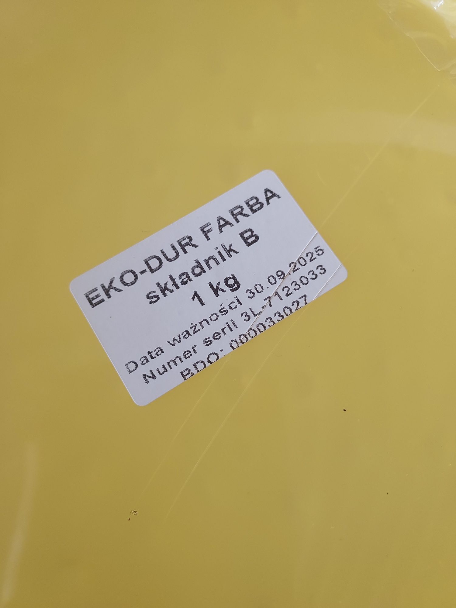 EKO-DUR Farba żółta epoksydowa do posadzek ZESTAW 6KG