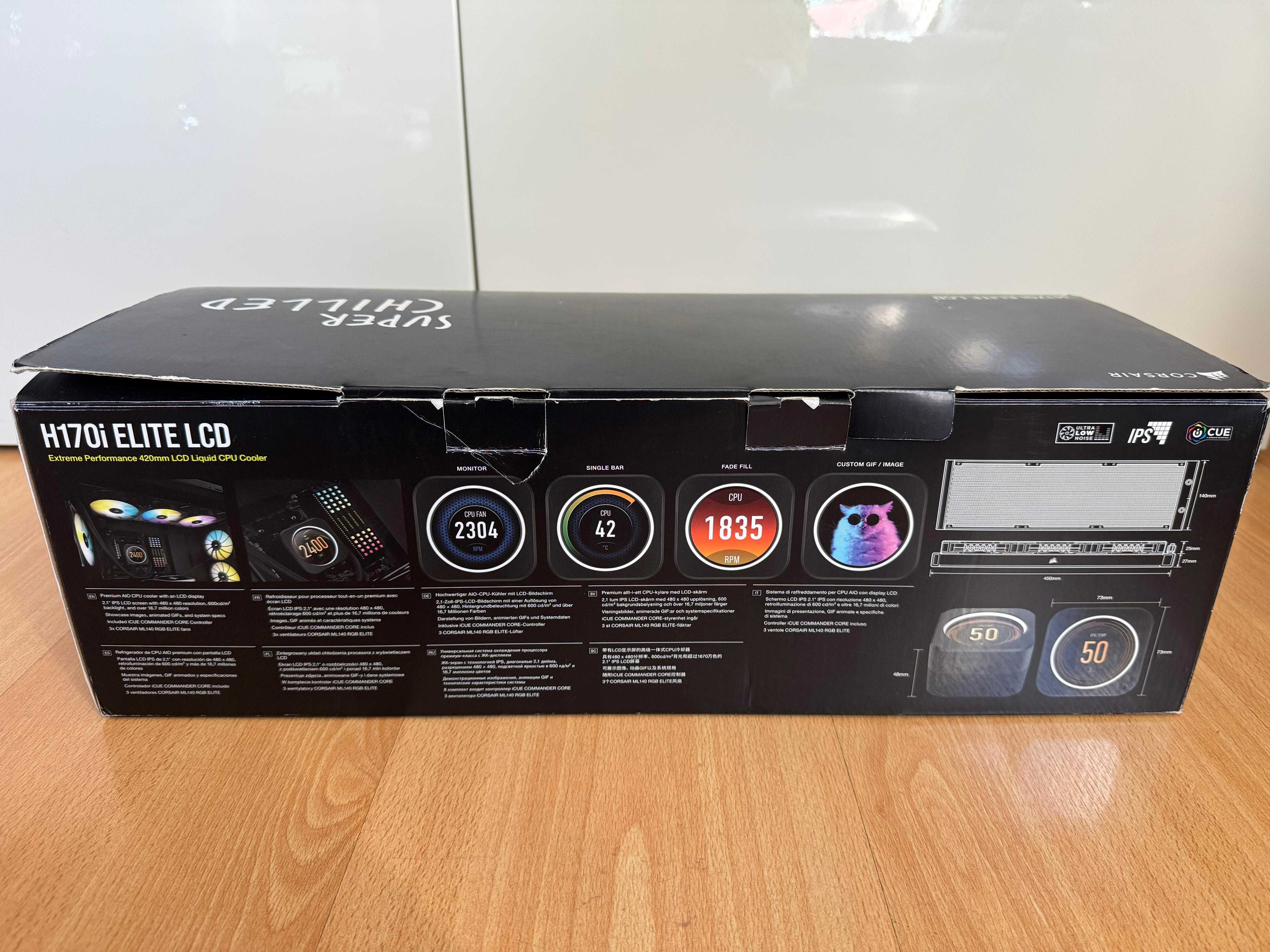 Water Cooler H170i Elite LCD Corsair