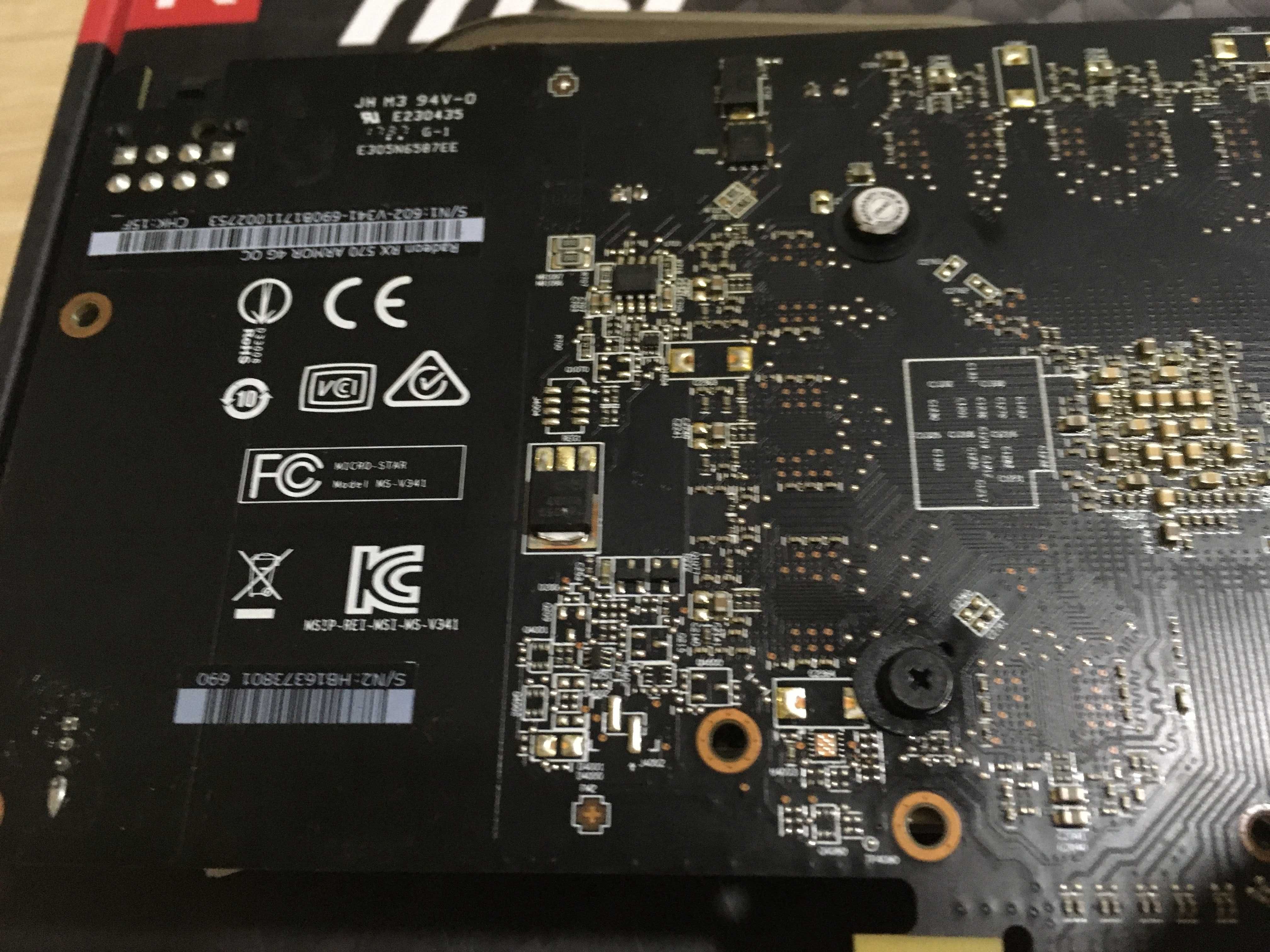 Відеокарта MSI Radeon RX 570 ARMOR 4G OC