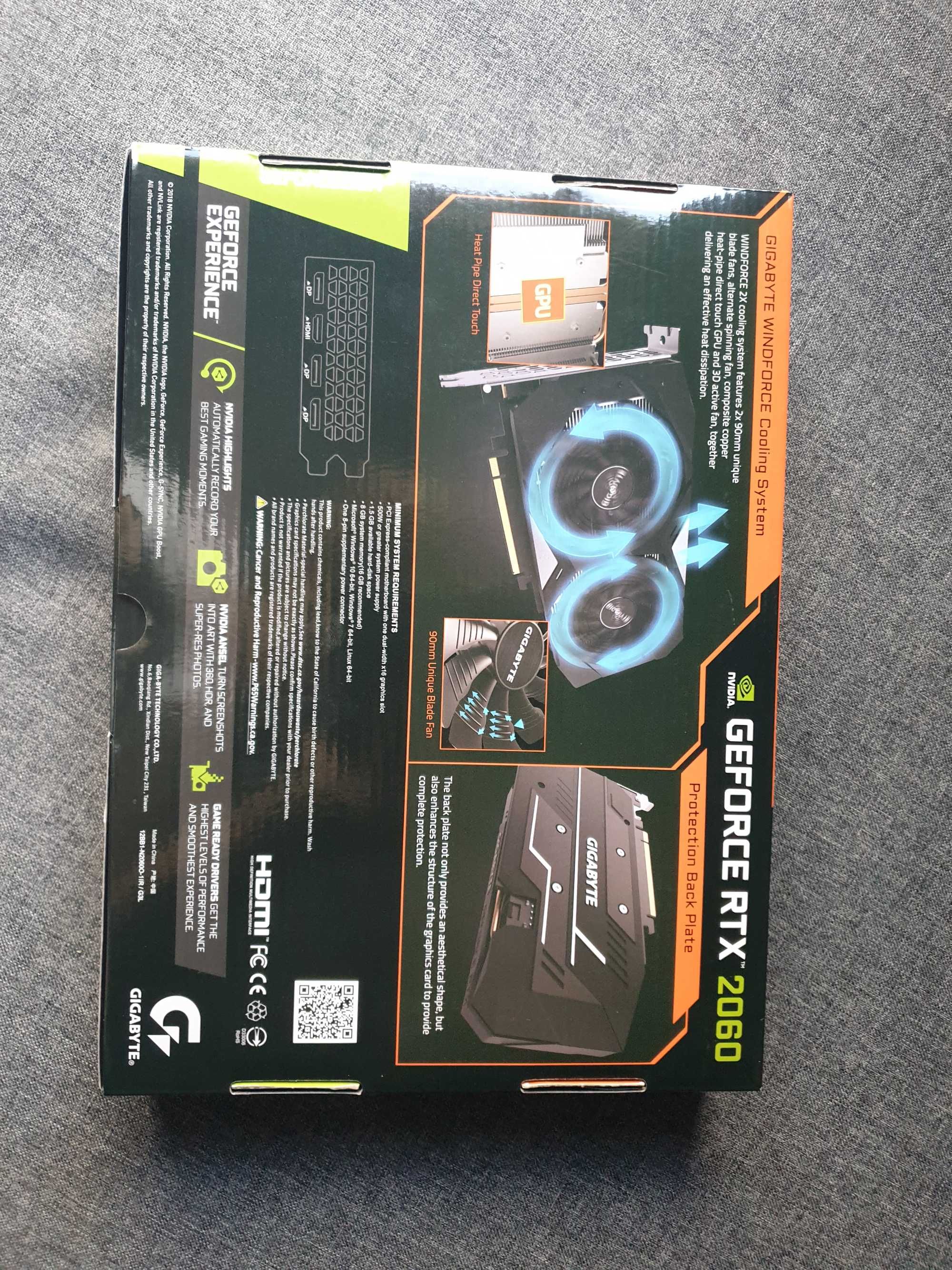 Gigabyte GeForce RTX 2060 OC 6GB GDDR6