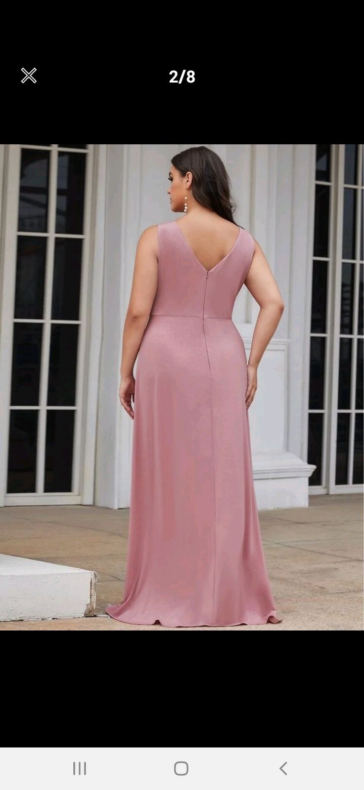 Długa suknia plus size 3XL
