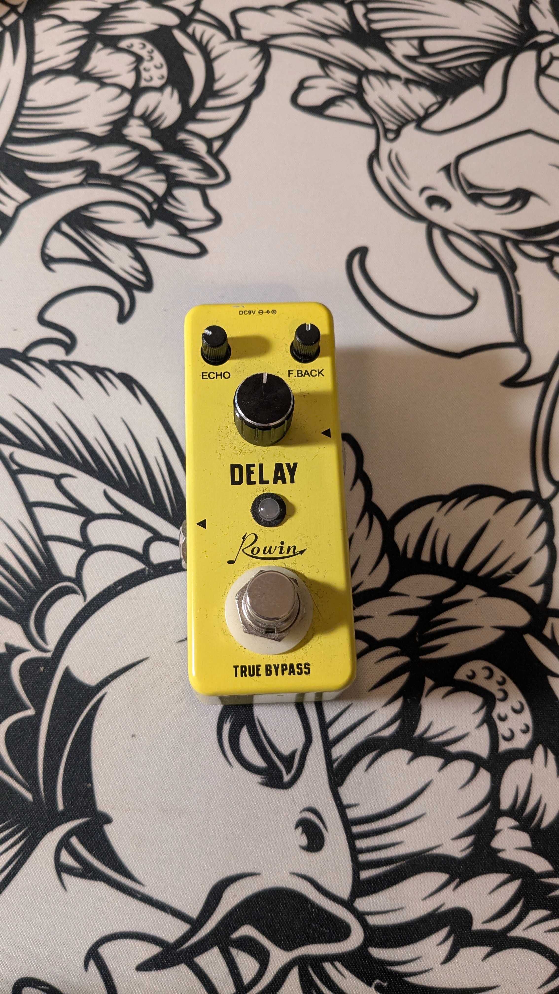 Pedal Guitarra Eléctrica Efeito Delay (True Bypass) - Rowin