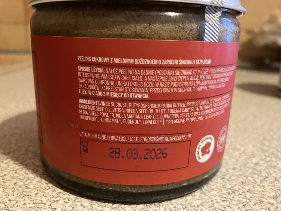 Peeling cukrowy cztery szpaki