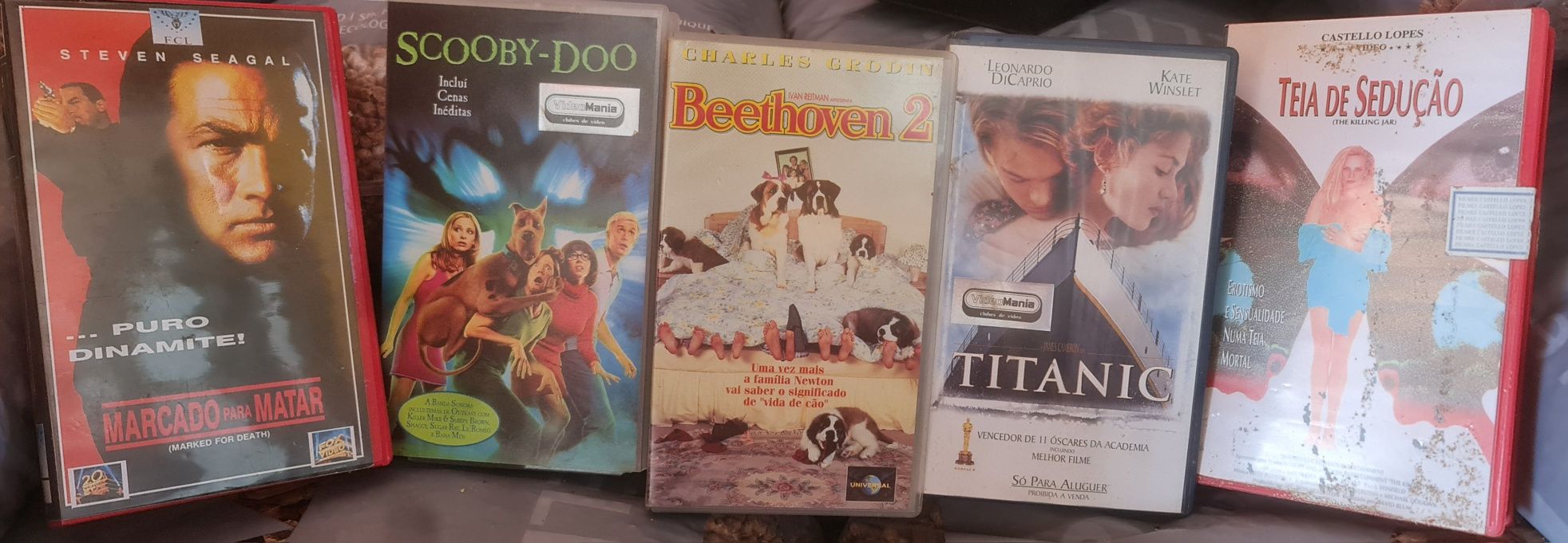 Lote de cassetes VHS