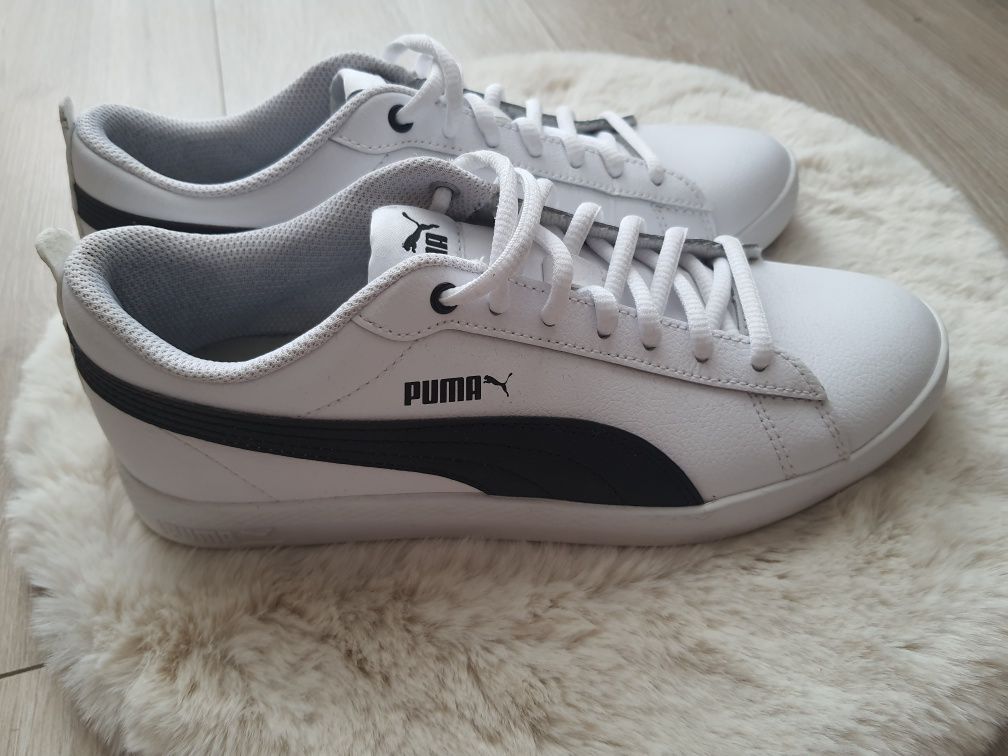 Białe sneakersy Puma 37.5 cm