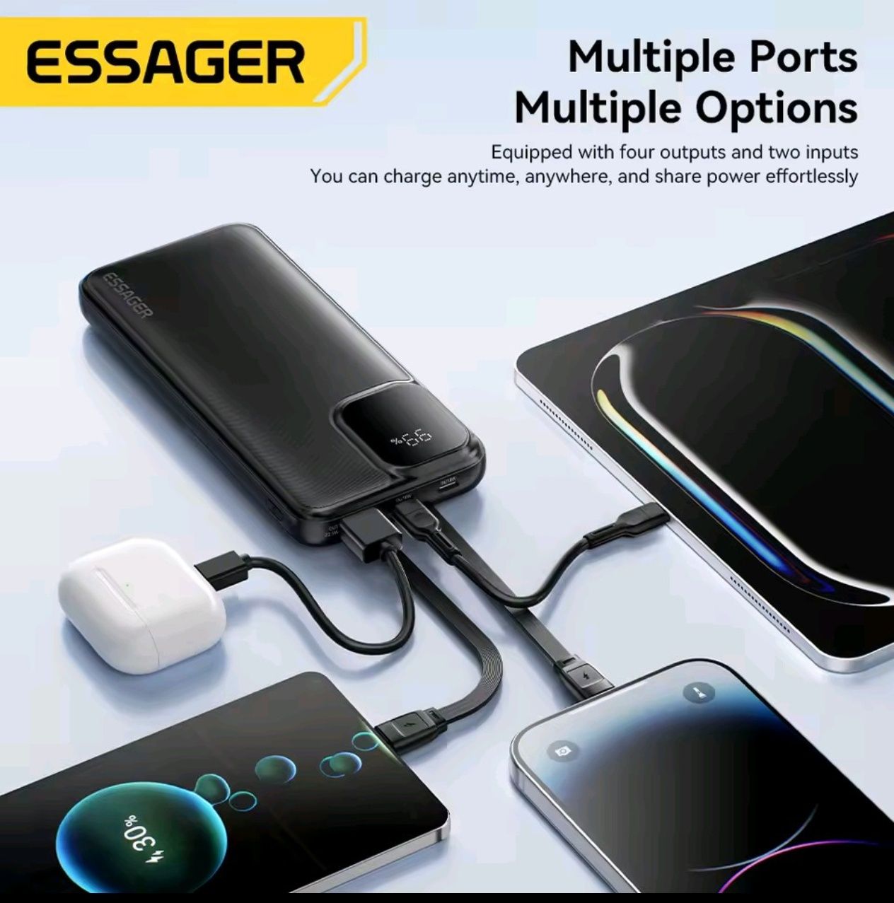 Пауэрбанк Essager 22,5 w 10000 mAh