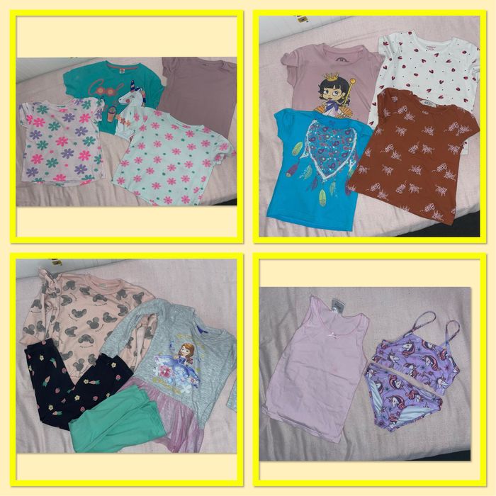 Ubrania dziewczęce 116 paka