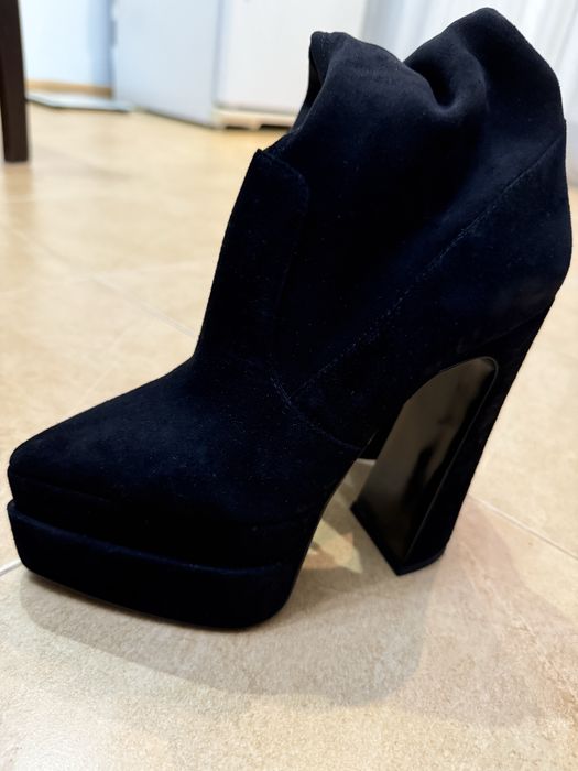 Сапоги замшеві жіночі