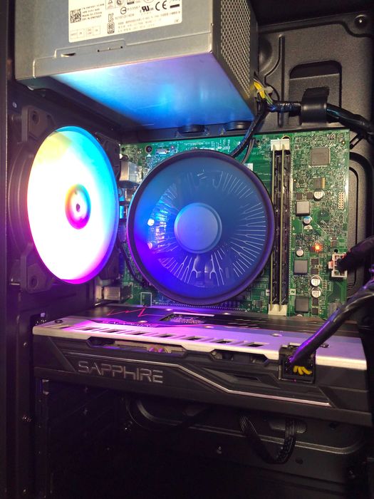 Игровой ПК Intel i7/16Gb/RX570/SSD256+500 компьютер системный блок