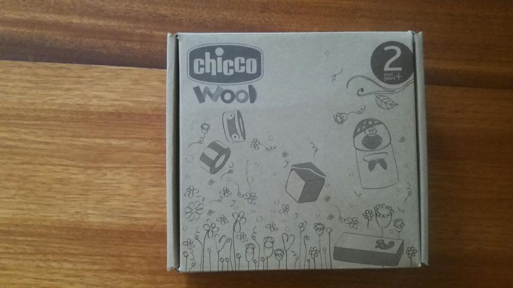 Brinquedo de encaixe e construcao em madeira Chicco wood (2+ anos)