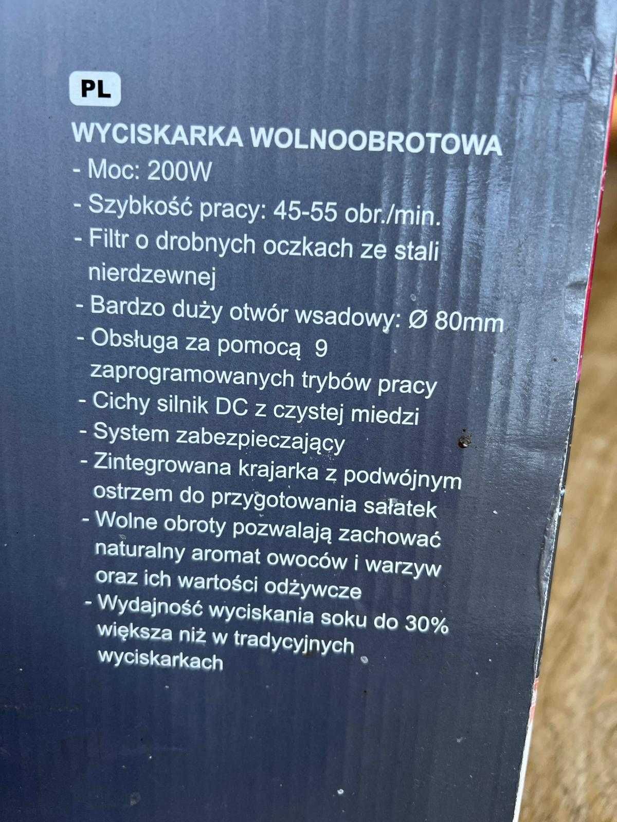 Wyciskarka wolnoobrotowa  VALENTI TORINTO