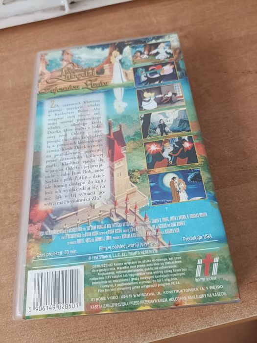 Kaseta VHS księżniczka łabędzi
