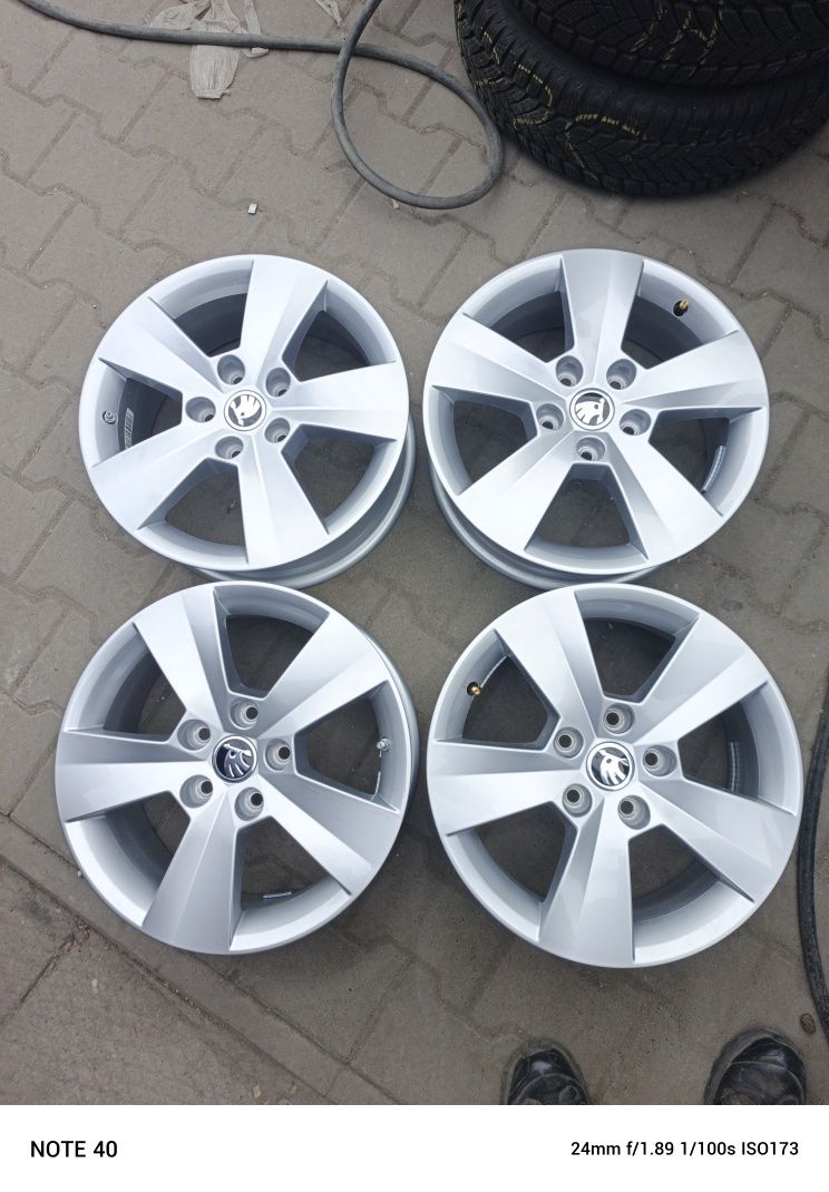 NOWE felgi aluminiowe Skoda Audi VW Seat 6,5x16 5x112 orginał