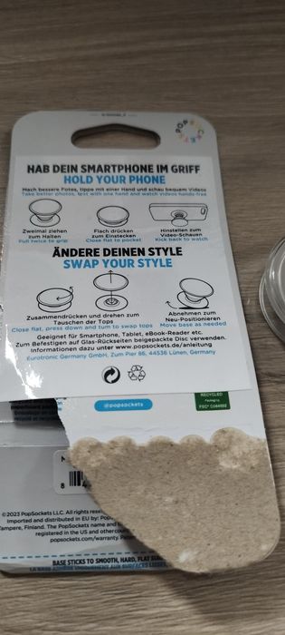 Rozkładany uchwyt do trzymania telefonu 2 sztuki