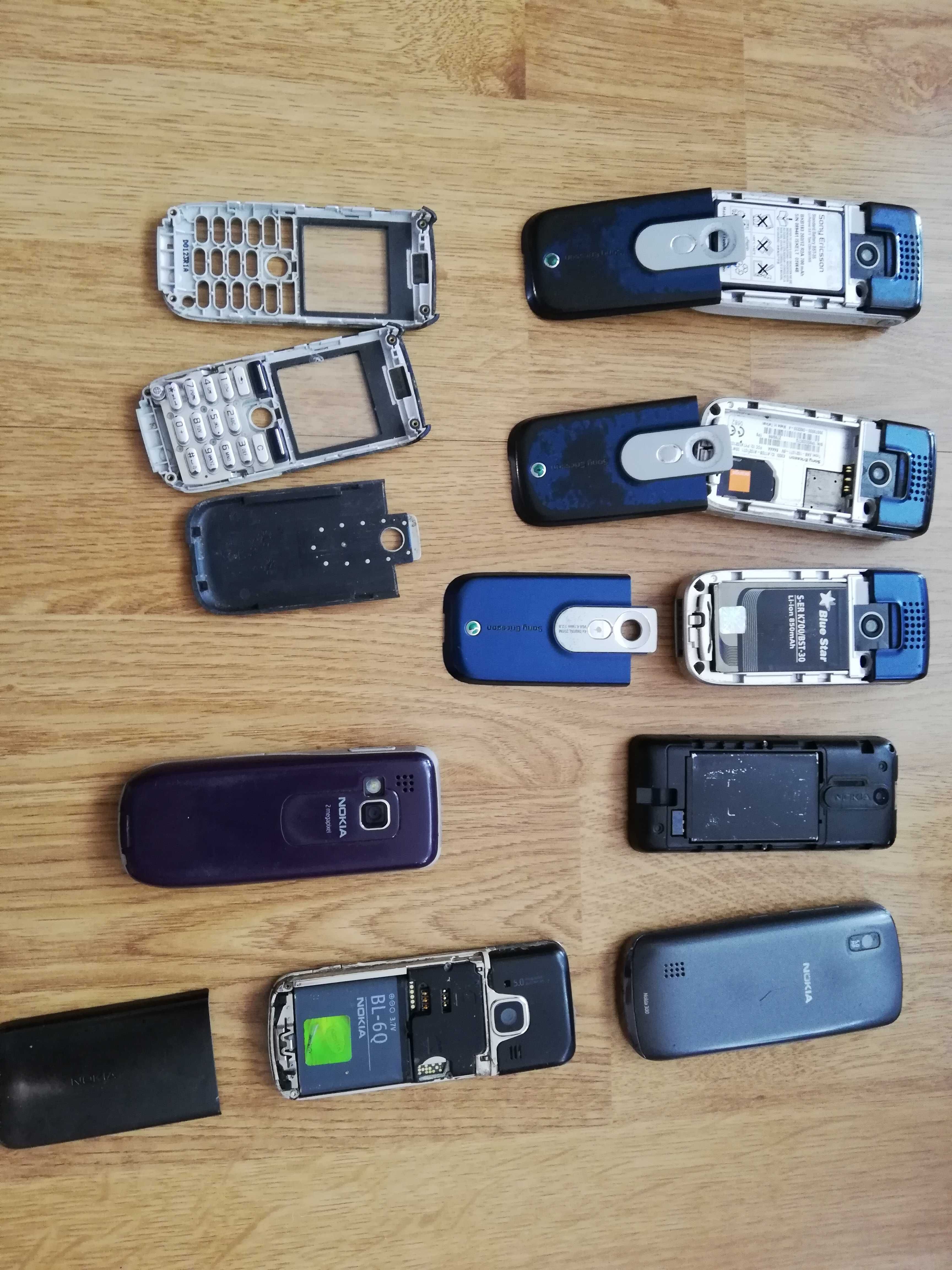 Telefony komórkowe Sony Ericsson k 300i i różne nokie