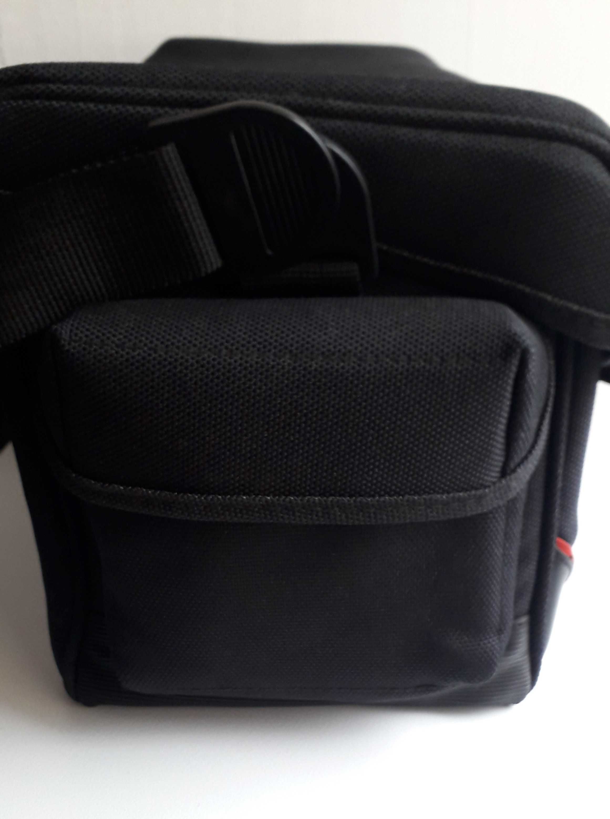 Estojo/Mala/Saco p/material fotográfico c/bolsas laterais - Novo !