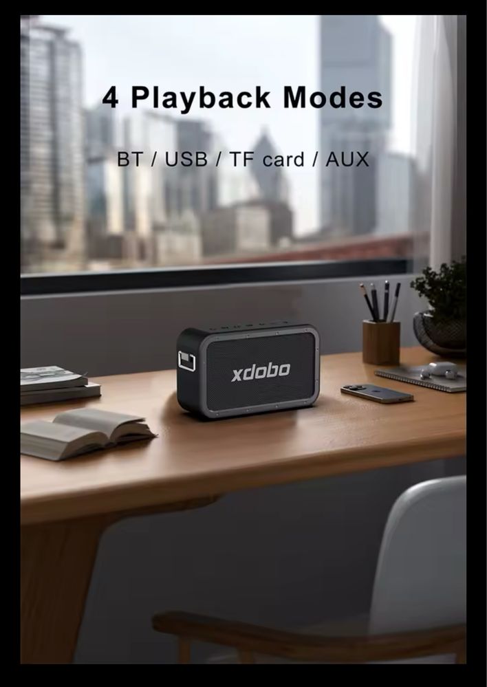 Xdobo 1983 Max 120Вт Портативна колонка акустика IPX5 BT5.3