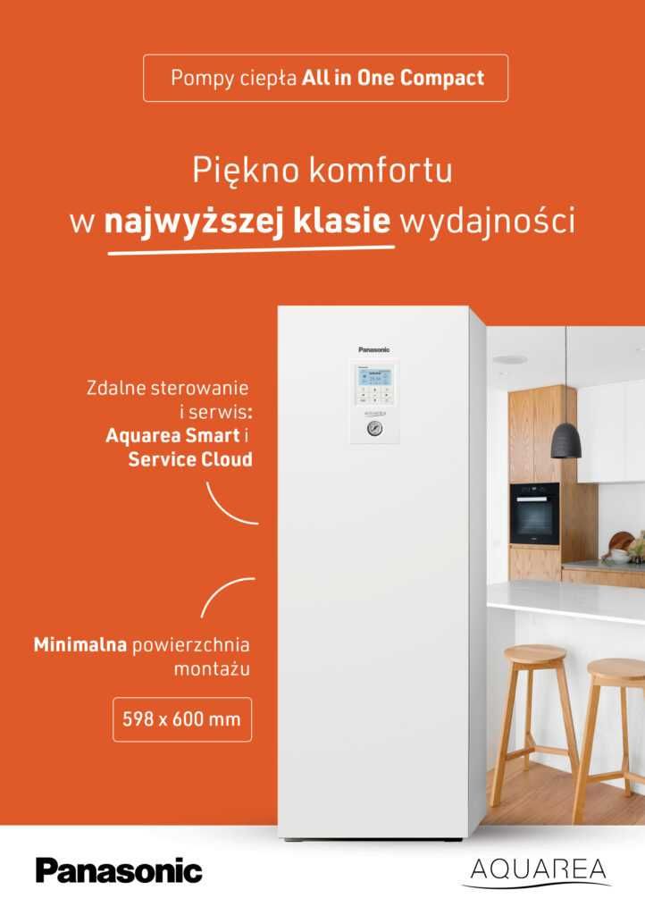 Pompa ciepła Panasonic Aquarea 9kW z montażem pod klucz!