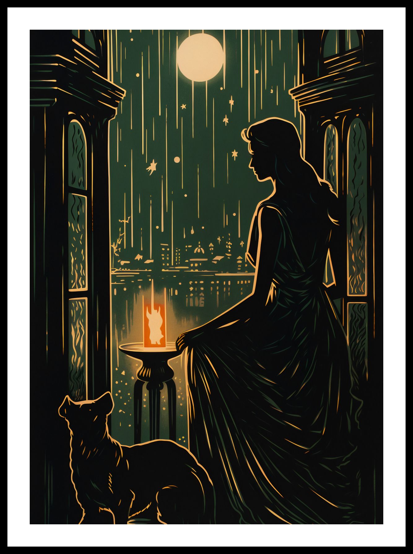 Plakat 50x70cm Nocne Szeptanie
