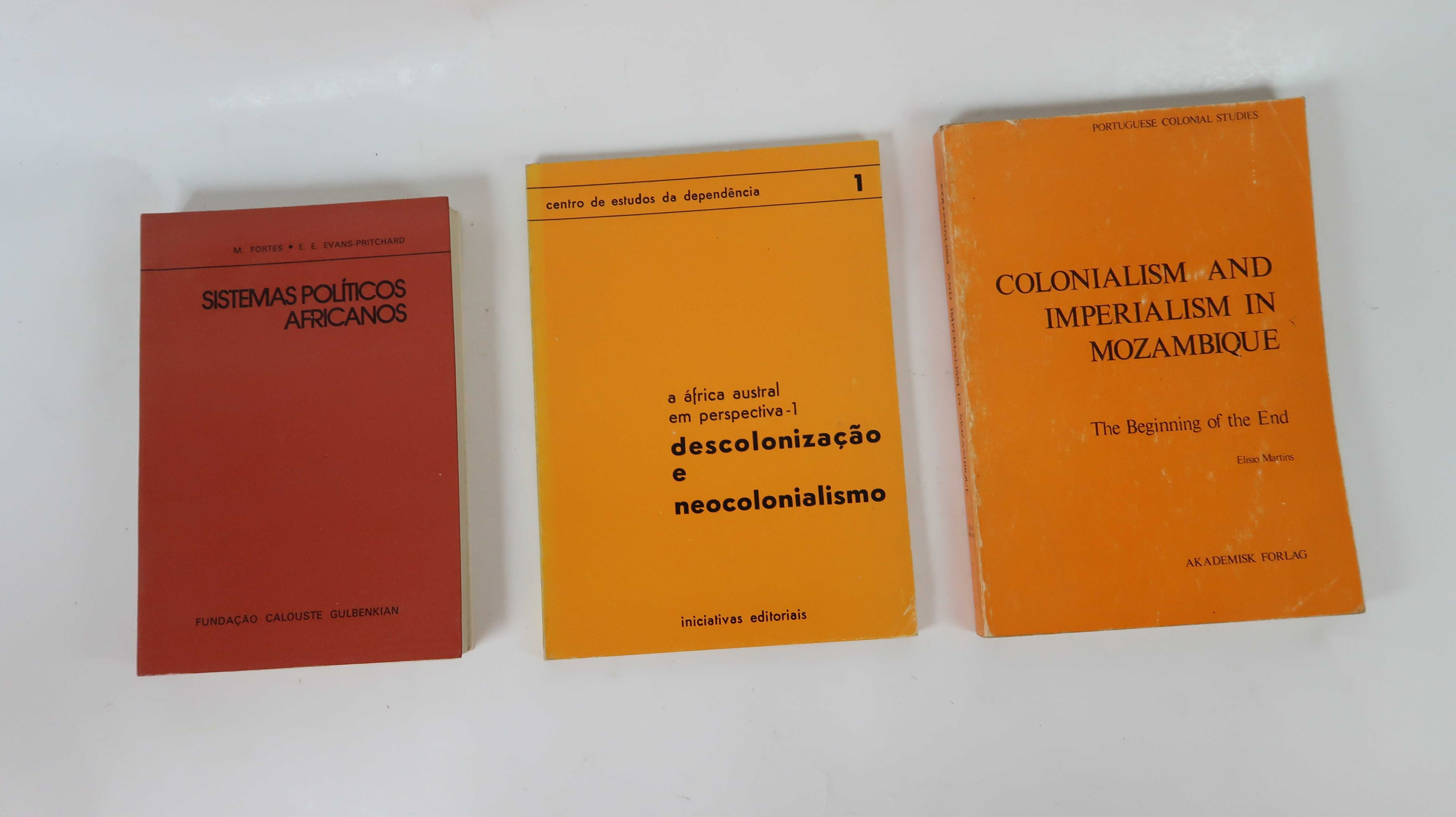 Livros sobres Africa / Antropologia, cada