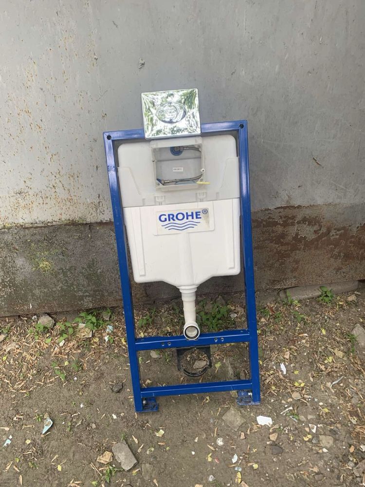 Инсталляция для унитаза 4 в1 Grohe Rapid SL, кнопка Skate Air