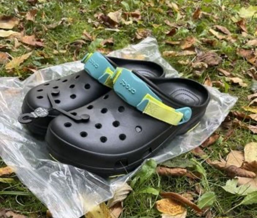 Оригінальні Crocs All Terrain Clog, нові чорні шльопанці, розмір 42-55